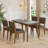 Dining Table with Smart Top in Solid Wood Legs-1830891753