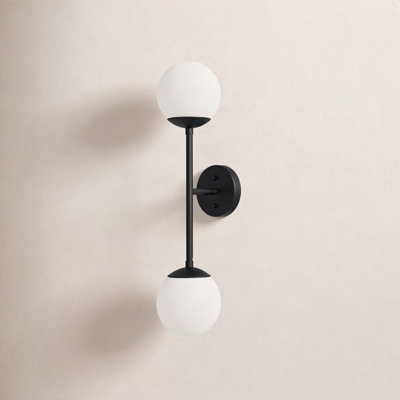 Bridgit 2 Light Glass Dimmable Wall Sconce