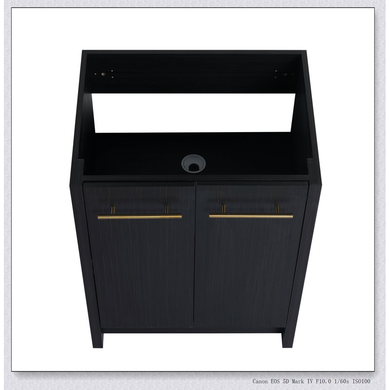 Meuble-lavabo autoportant 24 po (sans lavabo supérieur)
