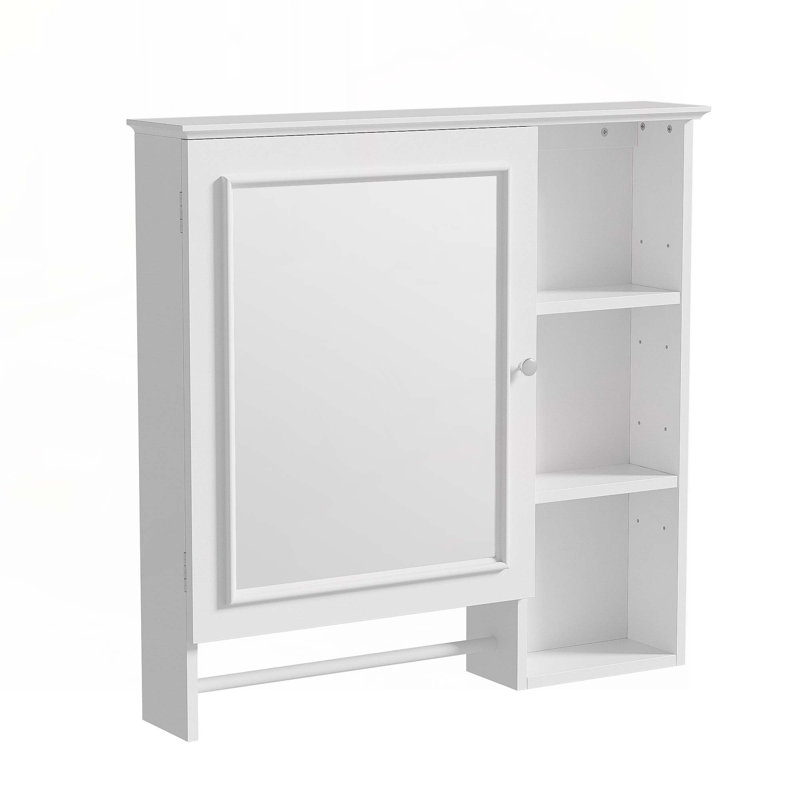 Wall Mounted Bathroom Storage Cabinet, White