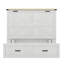 Lit double escamotable de style campagnard avec charge-418084150
