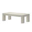 Table basse moderne moderne (48 po x 24 po / 1220 mm x 610 mm), brosse métallique-513612977-513612979