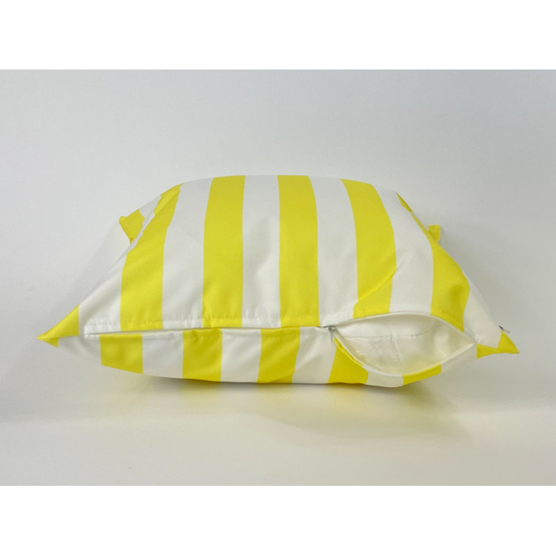 Striped Outdoor Accent Pillow Covers, Illuminating