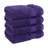 100% Cotton Turkish  Washcloth Set, 4 Piece Soft, Absorbent Wash Rag Small Towels-1966824848