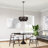 Aurea 4 Light English Bronze Pendant Chandelier-124250996-124251000