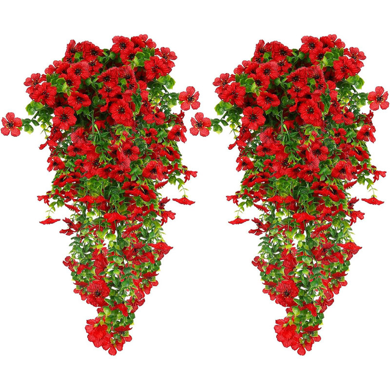 Plastic, Silk Wall Decor, Red