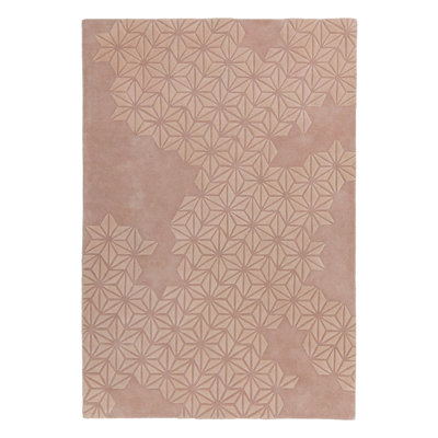 Olive Geometric Hand Woven Area Rug