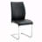 Luxury Simple Arch Chair - Set Of 8 PU Material High Resilience Dining Chair With Arched Metal Leg.Crazy Horse Texture PU Dining Chairs.Packed In Two Boxes.-1951965935-1951965841