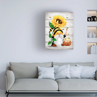 Art sur toile, ginome bolognaise avec un tournesol