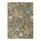 Floral Area Rug in Gold