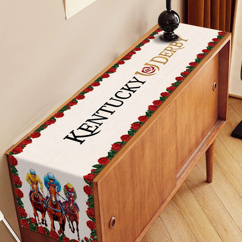 Chemin de table Run For The Roses - 13 x 72 pouces Kentucky Derby