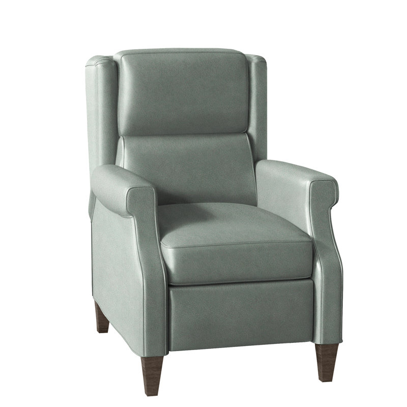 Gallaway Recliner, Aline Fumo Genuine Leather, Cobblestone, Manual