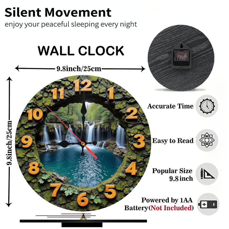 Horloge murale dinosaure