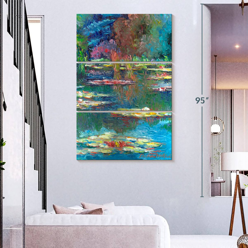 Lilies III, 74" H x 48" W