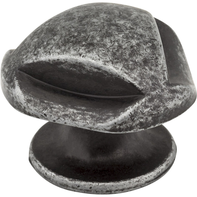Chesapeake Geometric Knob, Distressed Antique Silver