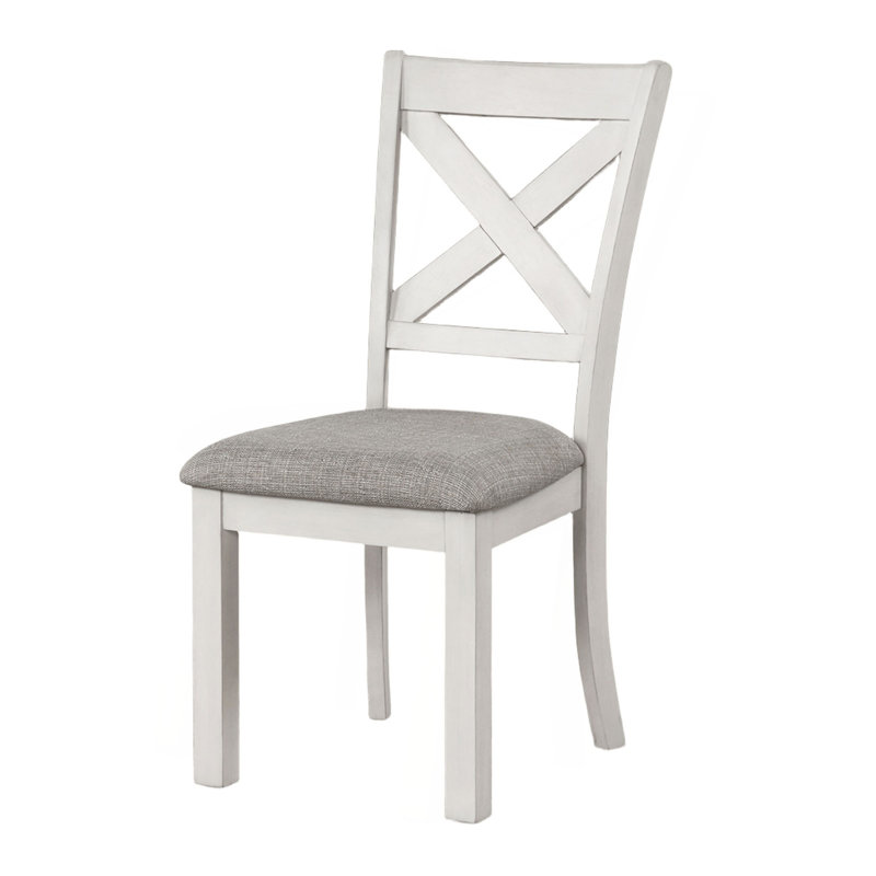 Mobilier de salle à manger rustique en chêne blanc 2 pièces Farmhouse