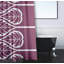 Rideau de douche simple à motif floral à imprimé 2 palm Sigsbee-16857752