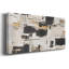 Toile tendue avec châssis Abstract Series 4 # XXVI-Wide-1458247307