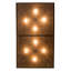 Plafonnier encastré 8 lumières 35 po