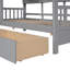 Lit simple en bois avec 2 tiroirs, lit pour enfant avec tablette de rangement, -6733681