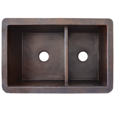Évier de cuisine à double cuve encastrable L 33 po x l 21 po Cocina