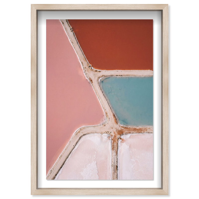 Perfectly Aligned Print by Oliver Gal, 11.5"H x 16.5"W, Natural Oak Shadowbox