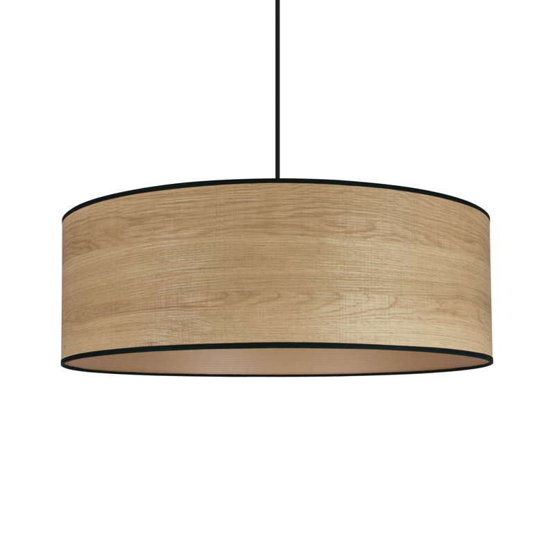 1 - Light Wood Single Pendant