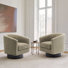 Bennett 72.1Cm Wide Swivel Barrel Chair