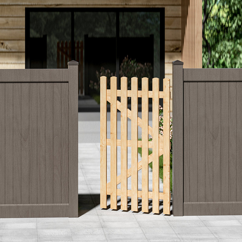 Arendt Wood Gate, 150cm H x 90cm W