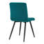 Chaise d'appoint rembourrée en velours Girton-885654611