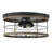 4-Light matte black dimmable industrial ceiling lamps