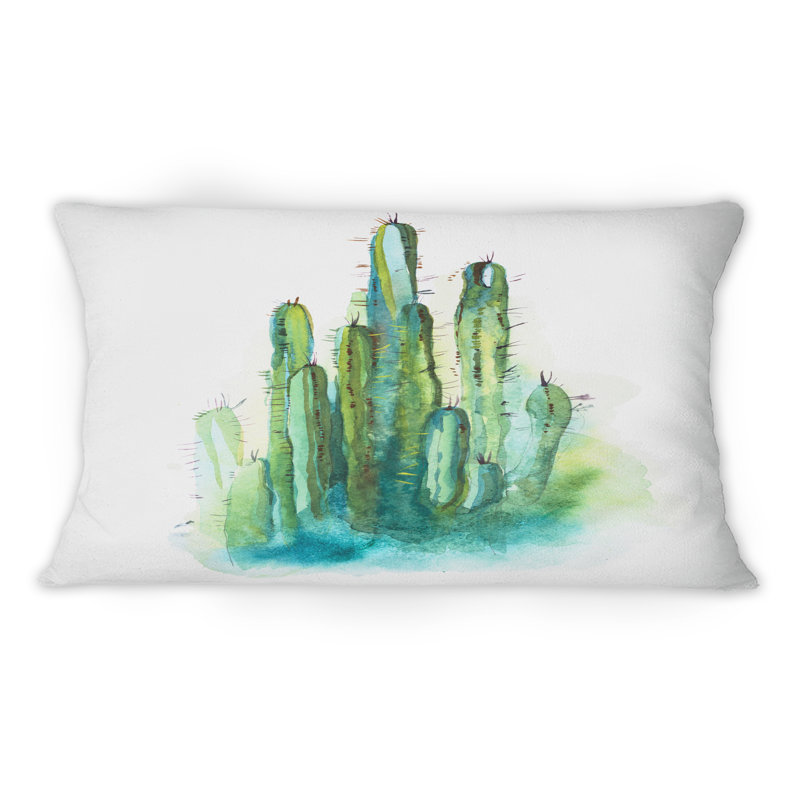 Coussin Green High Spiky Cactus