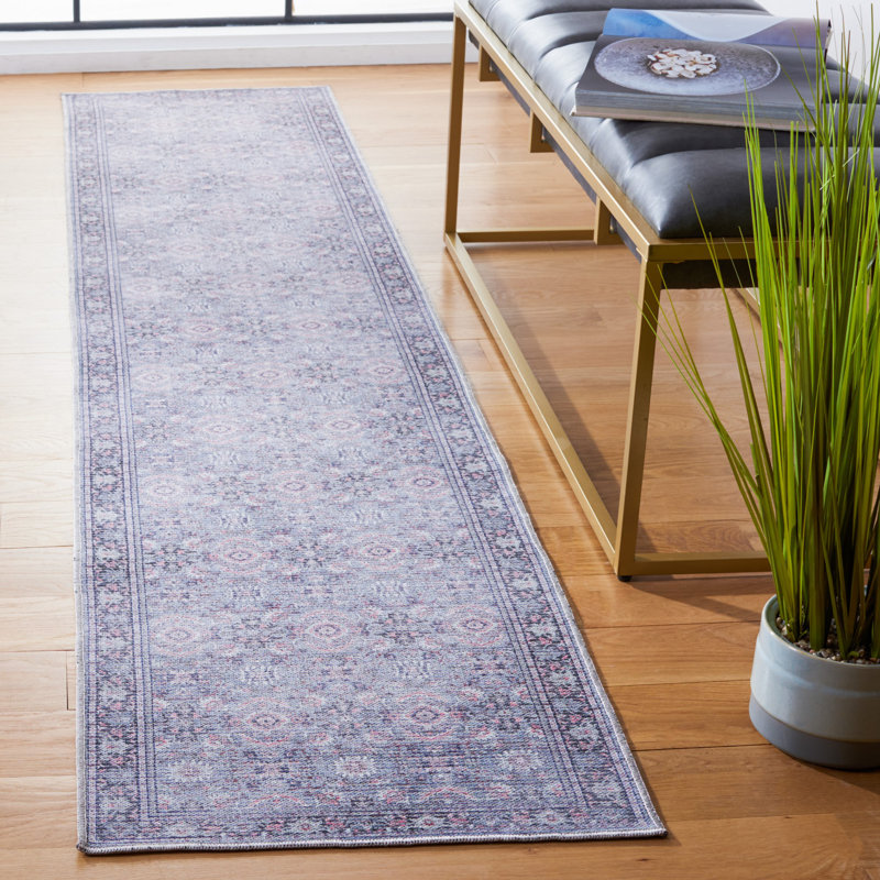 Serapi Performance Machine Washable Oriental Rug, Runner 2' x 9'