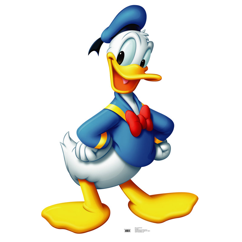 Donald Duck Life-Size Cardboard Stand-Up Decor
