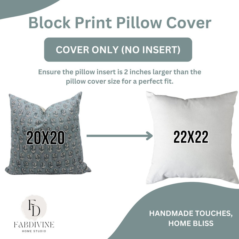 Linen Square Pillow Cover, 24" x 24"