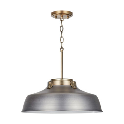Luzon Single Light Metal Dimmable Pendant