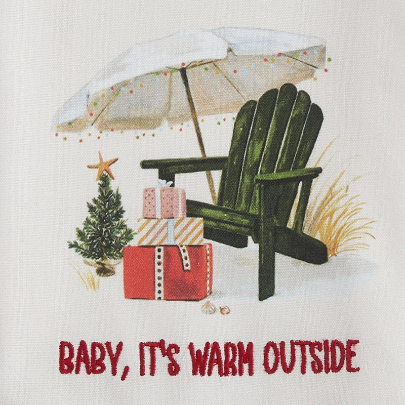  Baby It's Warm Outside Dishtowel Set of 2, Baby It's Warm Outside