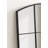 Latitude Run® Forsyth Windowpane Arch Mirror Black-1521054859