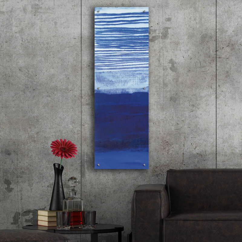 "Blue Haze II" par Jo Maye, H 48 po x l 16 po