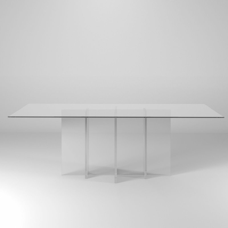 May Glass Dining Table