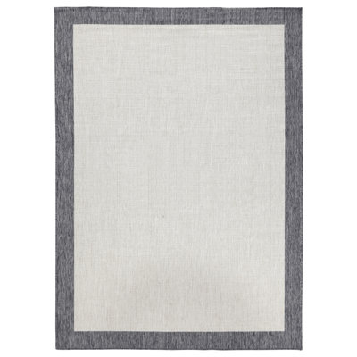 Panama Flatweave Grey/Cream Rug