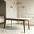 White Rectangular Sintered Stone tabletop Dining table-3113052