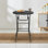 Table pliante ronde 31,5 po, table de cocktail et de pique-nique portable avec pieds amovibles, intérieur / extérieur pour fêtes et événements (1 paquet, noir)