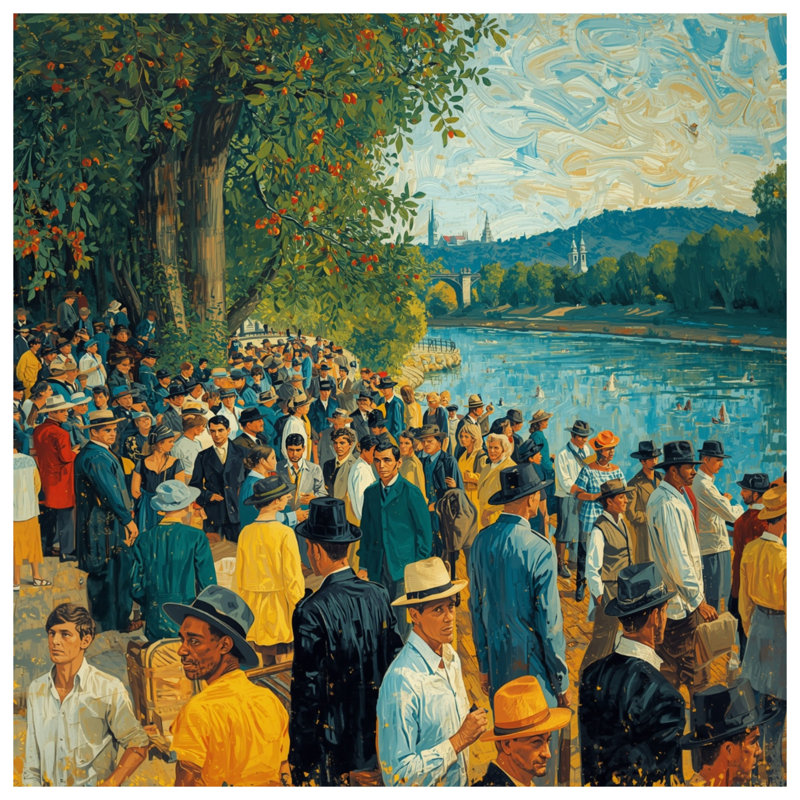 Tapis de bain Crowd By Riverside, 24in W x 17in L