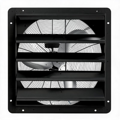 Ventilateur à obturateur mural avec contrôleur intelligent