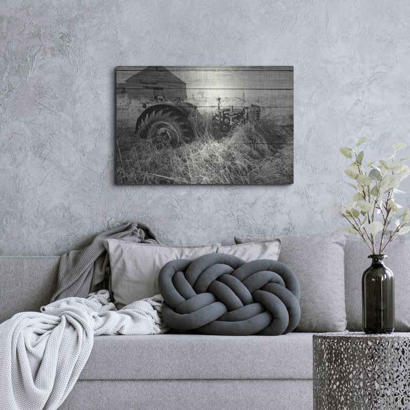 «Lost Farmstead On The Prairie 029» par Gordon Semmens, art mural en métal, H 24 po x l 36 po