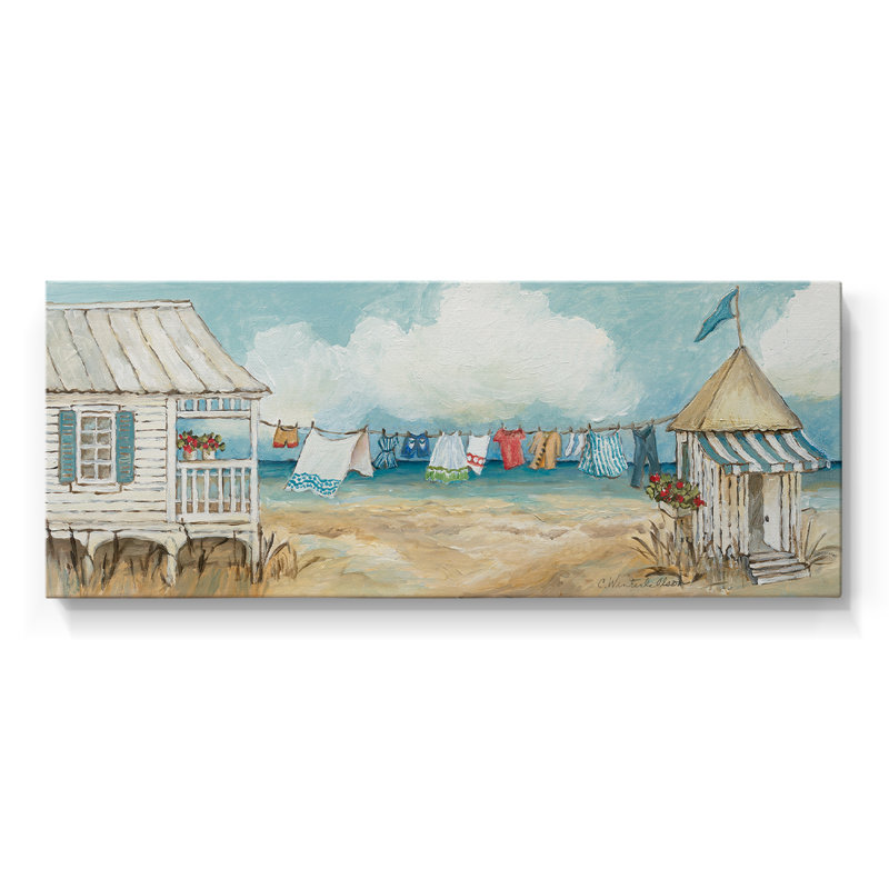 Fresh Laundry I- Gallery Wrapped Canvas -Ready to Hang, 12" H x 30" W