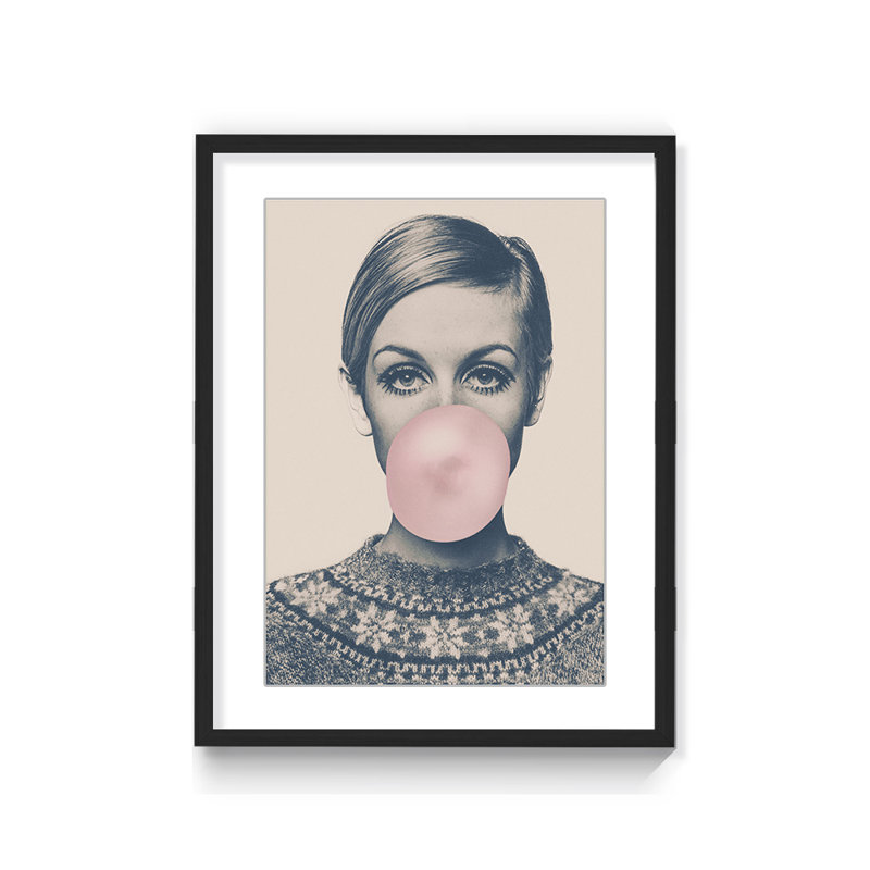 Twiggy Bubble Gum, 20" H x 16" W