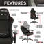 Fauteuil de jeu ergonomique Techni Sport TS-F44