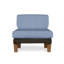 Catalina Outdoor Teak Lounge Chair-502431832-502431822